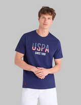 USPA EMBOSSED WORDMARK JERSEY T-SHIRT