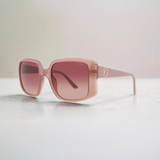 Brown Gradient Square Ladies Sunglasses