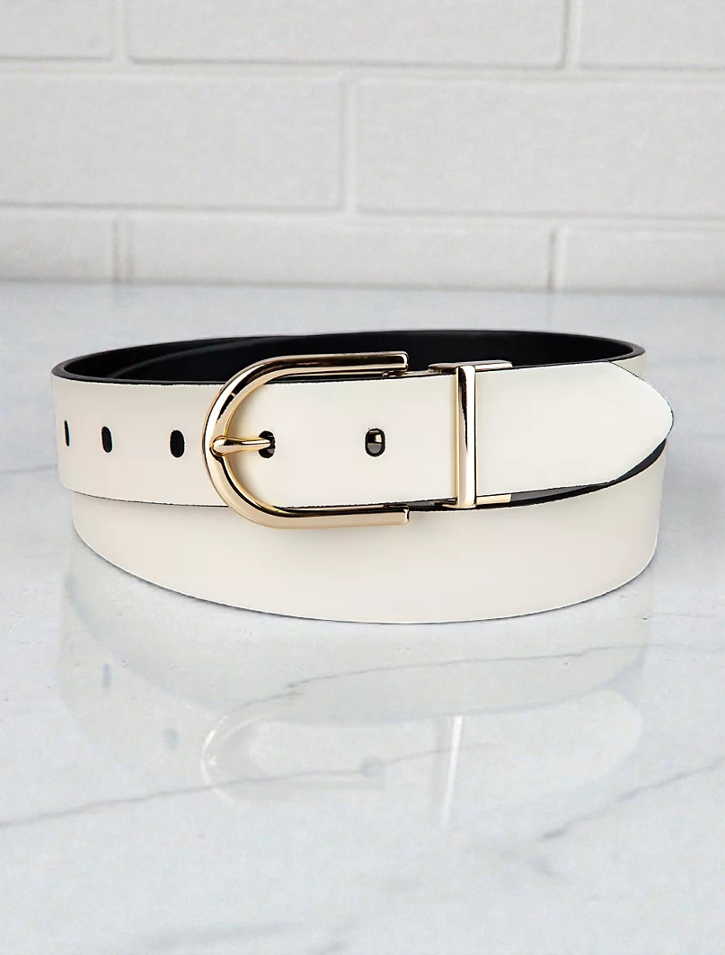 C.K Reversible Round Buckle Belt
