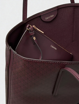 C.K Allover Emblem Logo  Tote Bag with Pouch 4F3267G