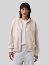 Gap Relaxed Gap Logo Zip Hoodie,627454