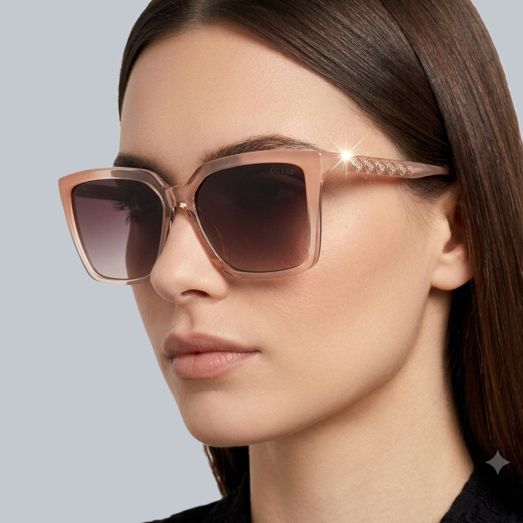 Guess 
Brown Gradient Square Ladies Sunglasses
Item No. GU00099 25F 55