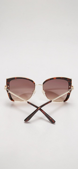 Brown Gradient Cat Eye Ladies Sunglasses