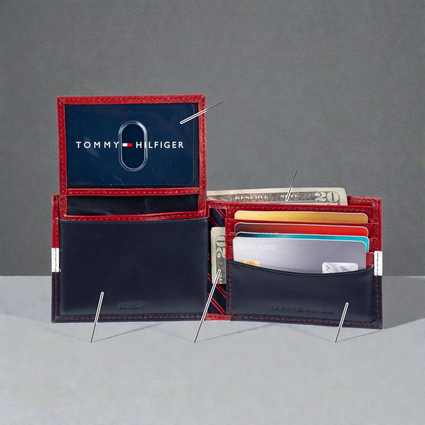 Tommy Hilfiger Men's Stockon Coin Wallet
