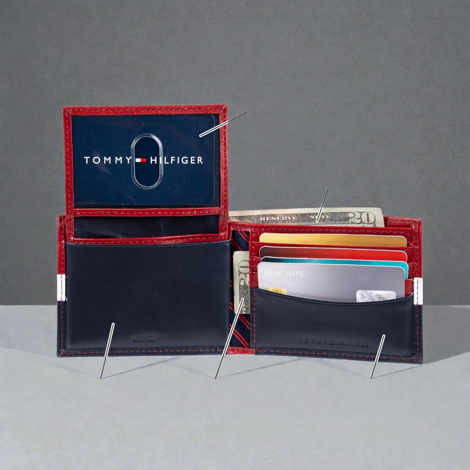 Tommy Hilfiger Men's Stockon Coin Wallet