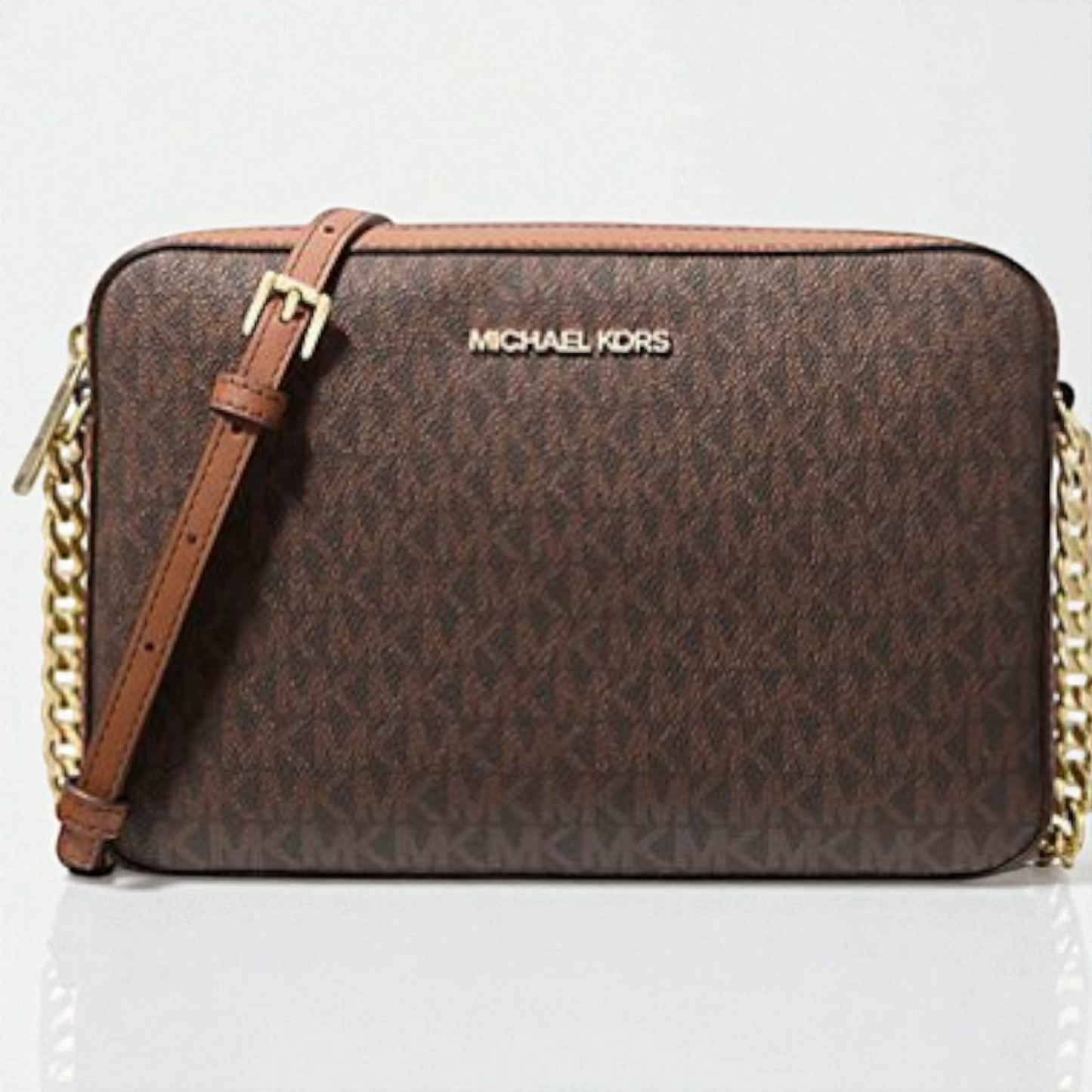 Jet Set Large Printed Logo Crossbody Bag 35F8GTTC3B