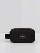 Immediate Tommy Logo Textured Dopp Kit Serial AM14549-BDS