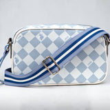 DIAMOND STRIPE CROSSBODY BAG,27A185-AA00A