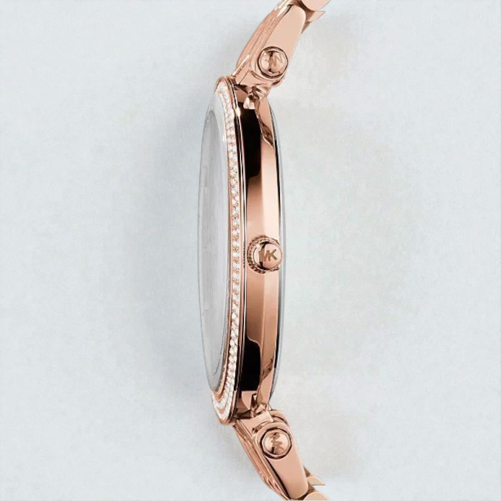 M.K Women's Darci Rose Gold-Tone Stainless Steel Bracelet Watch 39mm MK3192