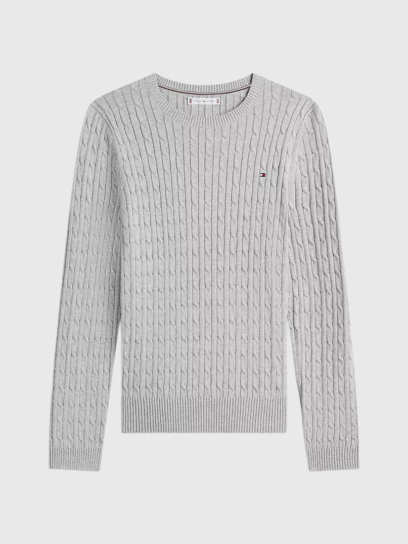 TOMMY HILFIGER Cable Knit Sweater,XW07179-DW5