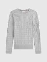 TOMMY HILFIGER Cable Knit Sweater,XW07179-DW5