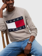 TOMMY HILFIGER Jeans Big Flag Logo Sweatshirt,DM22643-MBM