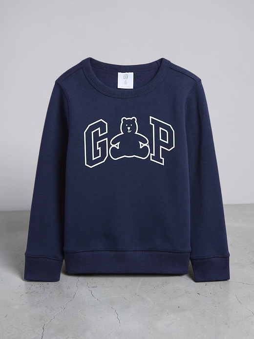babyGap Logo Relaxed Crewneck Sweatshirt