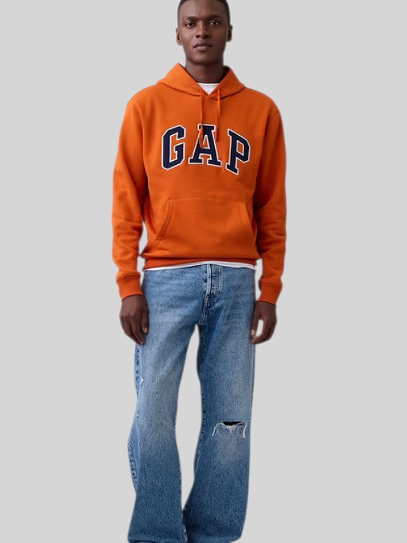 GAP Relaxed Gap Logo Hoodie,1179544