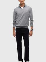 TOMMY HILFIGER Classic Quarter-Zip Sweater,78J9329-BDS