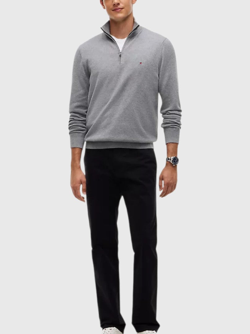 TOMMY HILFIGER Classic Quarter-Zip Sweater,78J9329-BDS