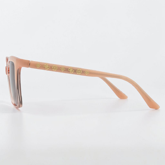 Brown Gradient Square Ladies Sunglasses