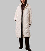 Long Hooded Puffer Jacket