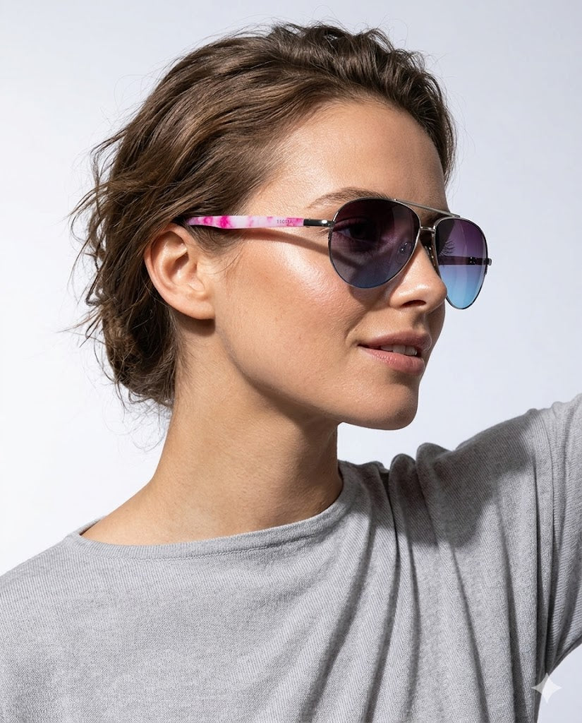 US Polo LADIES METAL AVIATOR SUNGLASSES Serial PA5030