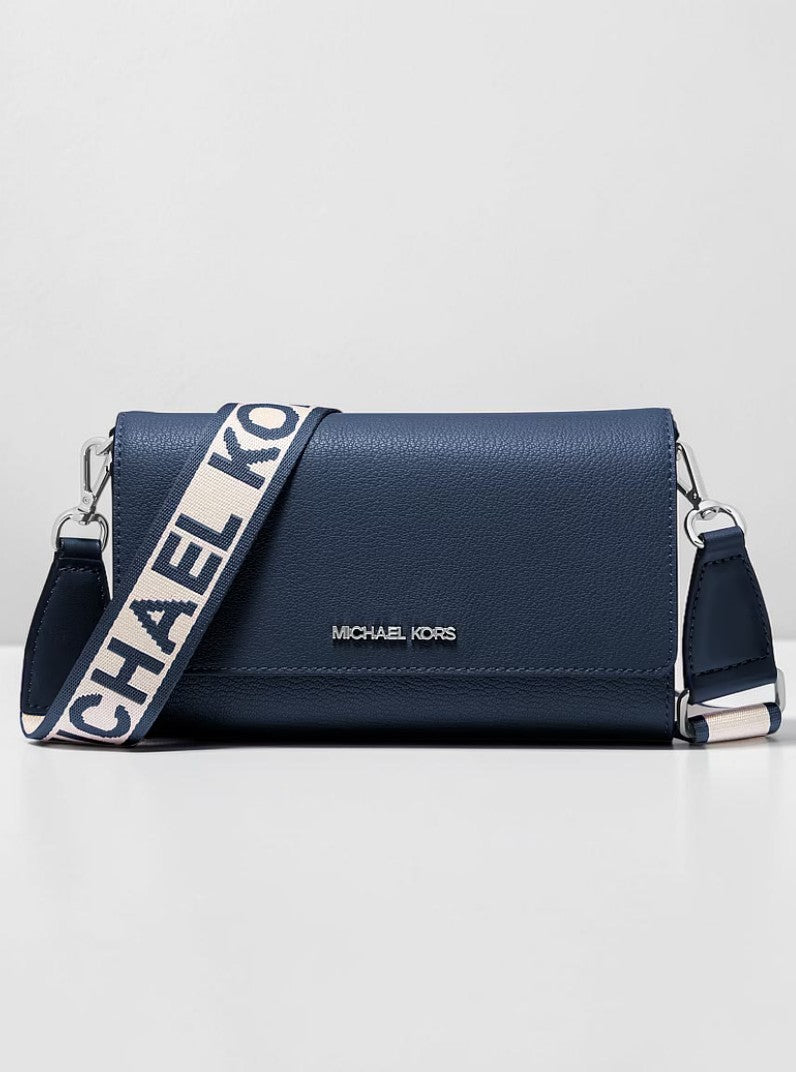 Michael Kors Women's  Jet Set Large Leather Crossbody Bag