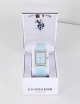 LADIES SLATE BLUE SQUARE WATCH,USC42161UO-0000A