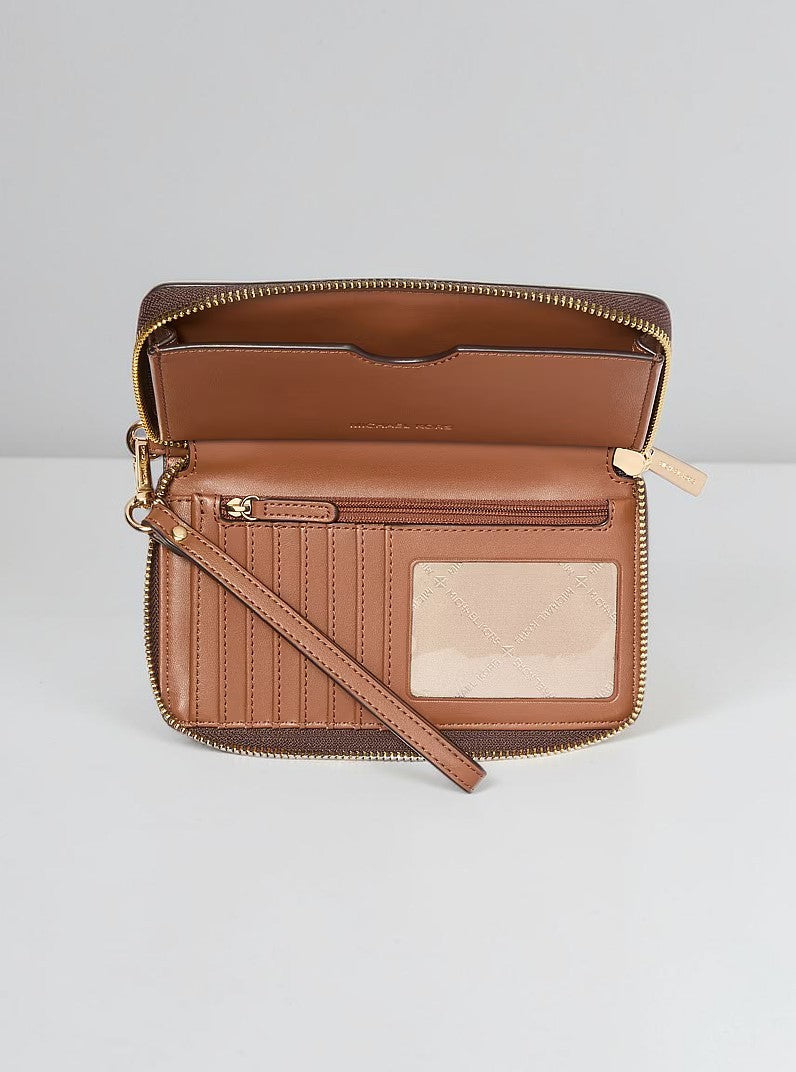 Michael Kors Jet Set Signature Logo Smartphone Wristlet,35F8GTVW9B