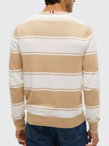 TOMMY HILFIGER Rugby Stripe Crewneck Sweater,XM07954-P61