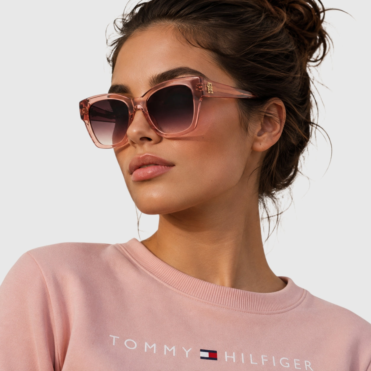 Tommy Hilfiger 
Pink Shaded Butterfly Ladies Sunglasses,TH 2156/S