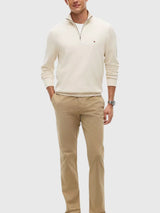 TOMMY HILFIGER Classic Quarter-Zip Sweater,78J9329-BDS