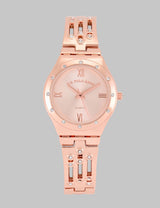 LADIES GOLD ANALOG BRACELET WATCH،USC40605UO-0000A