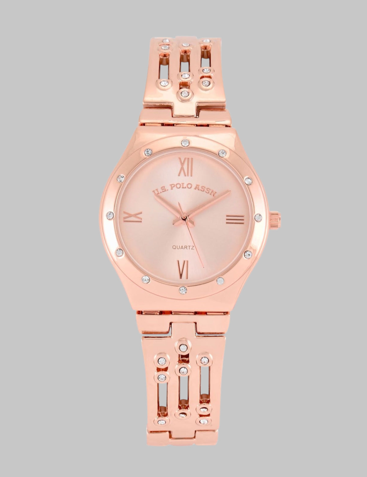 LADIES GOLD ANALOG BRACELET WATCH،USC40605UO-0000A