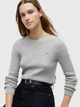TOMMY HILFIGER Cable Knit Sweater,XW07179-DW5