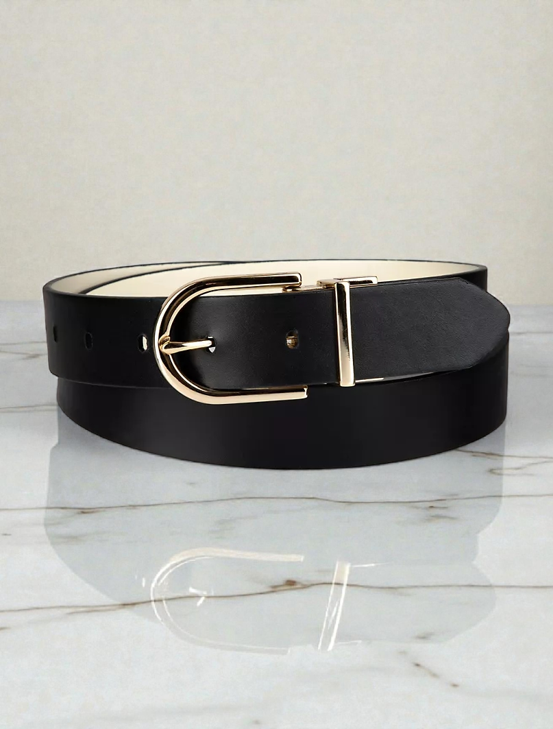C.K Reversible Round Buckle Belt