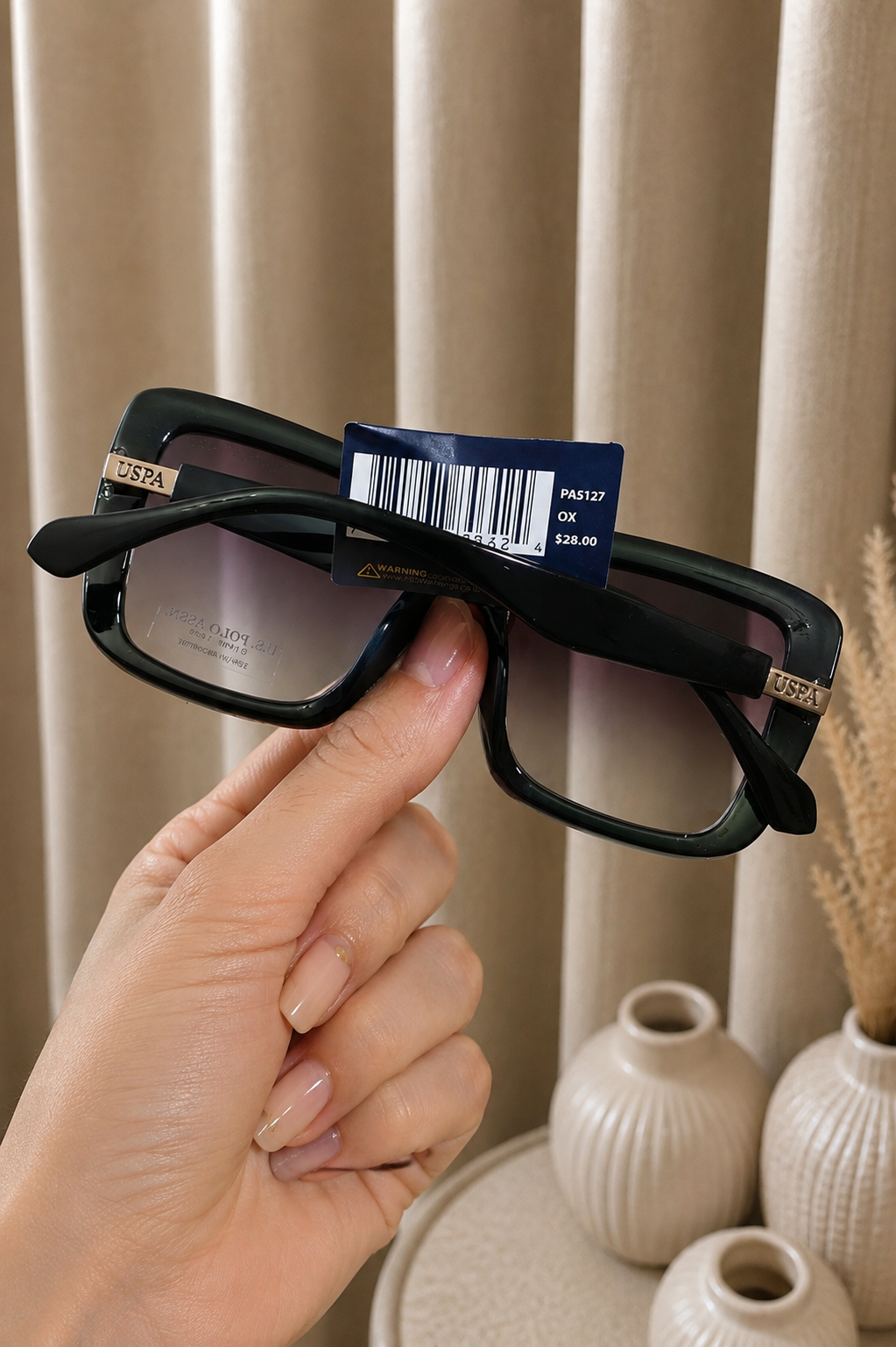 Immediate SCULPTED SQUARE GRADIENT SUNGLASSES,PA5127-0000A