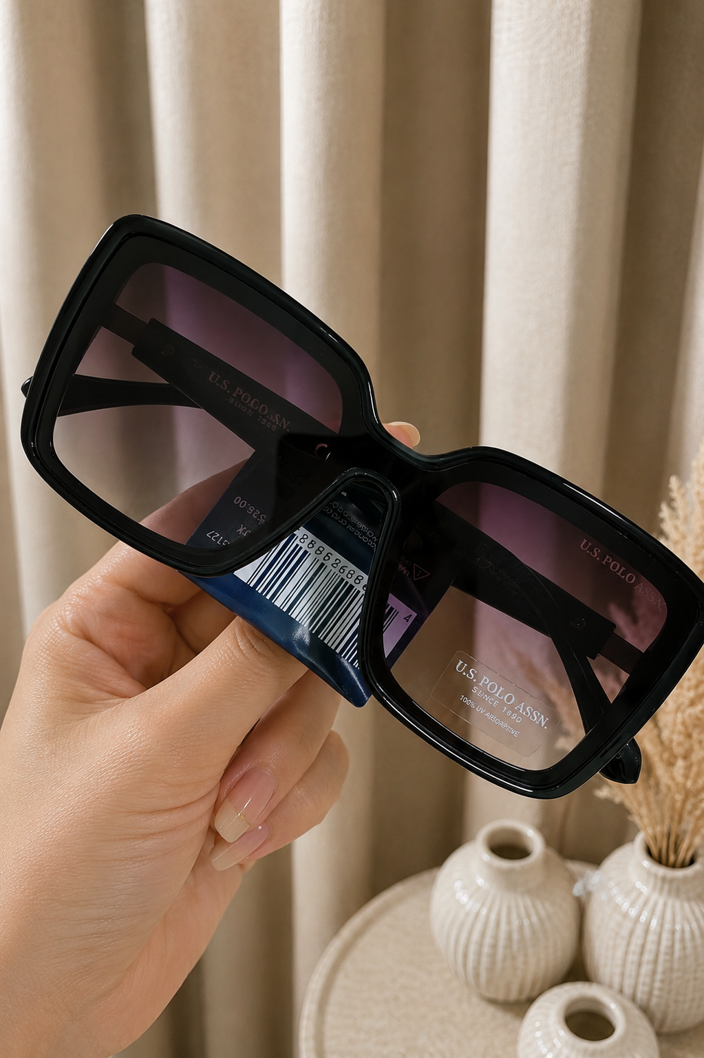 Immediate SCULPTED SQUARE GRADIENT SUNGLASSES,PA5127-0000A