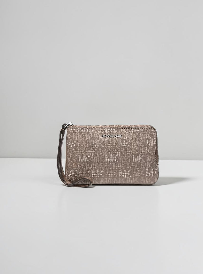 Jet Set Travel Small Signature Logo Wristlet,35F6GTVW1V