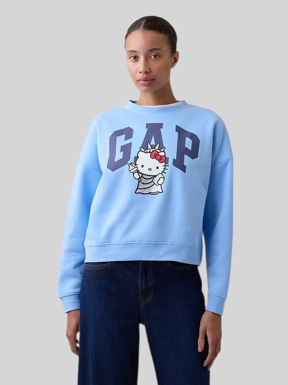 Gap Oversized Wedge Crewneck Sweatshirt,1174939