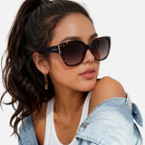 Guess Brown Gradient Square Ladies Sunglasses GF6169 52F 55