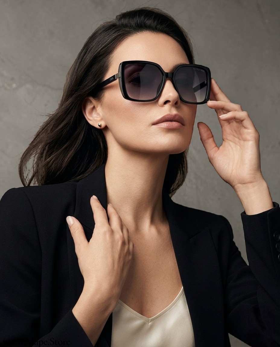 LADIES SQUARE GRADIENT SUNGLASSES  Serial PA5136-0000A