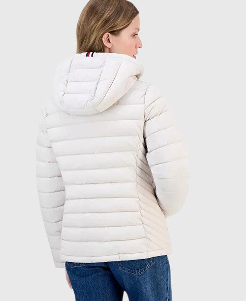TOMMY HILFIGER Women's Hooded Packable Puffer Coat