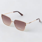 Guess Gradient Brown Butterfly Ladies Sunglasses,GF6158
