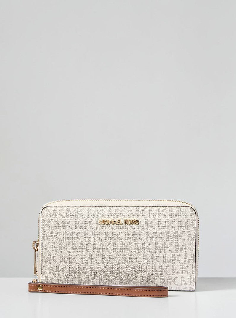 Michael Kors Jet Set Signature Logo Smartphone Wristlet,35F8GTVW9B