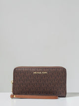 Michael Kors Jet Set Signature Logo Smartphone Wristlet,35F8GTVW9B