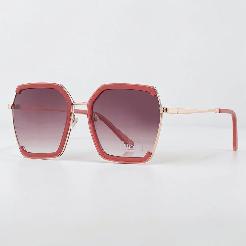 GUESS Bordeaux Gradient Butterfly Ladies Sunglasses, GF0418 69T 58