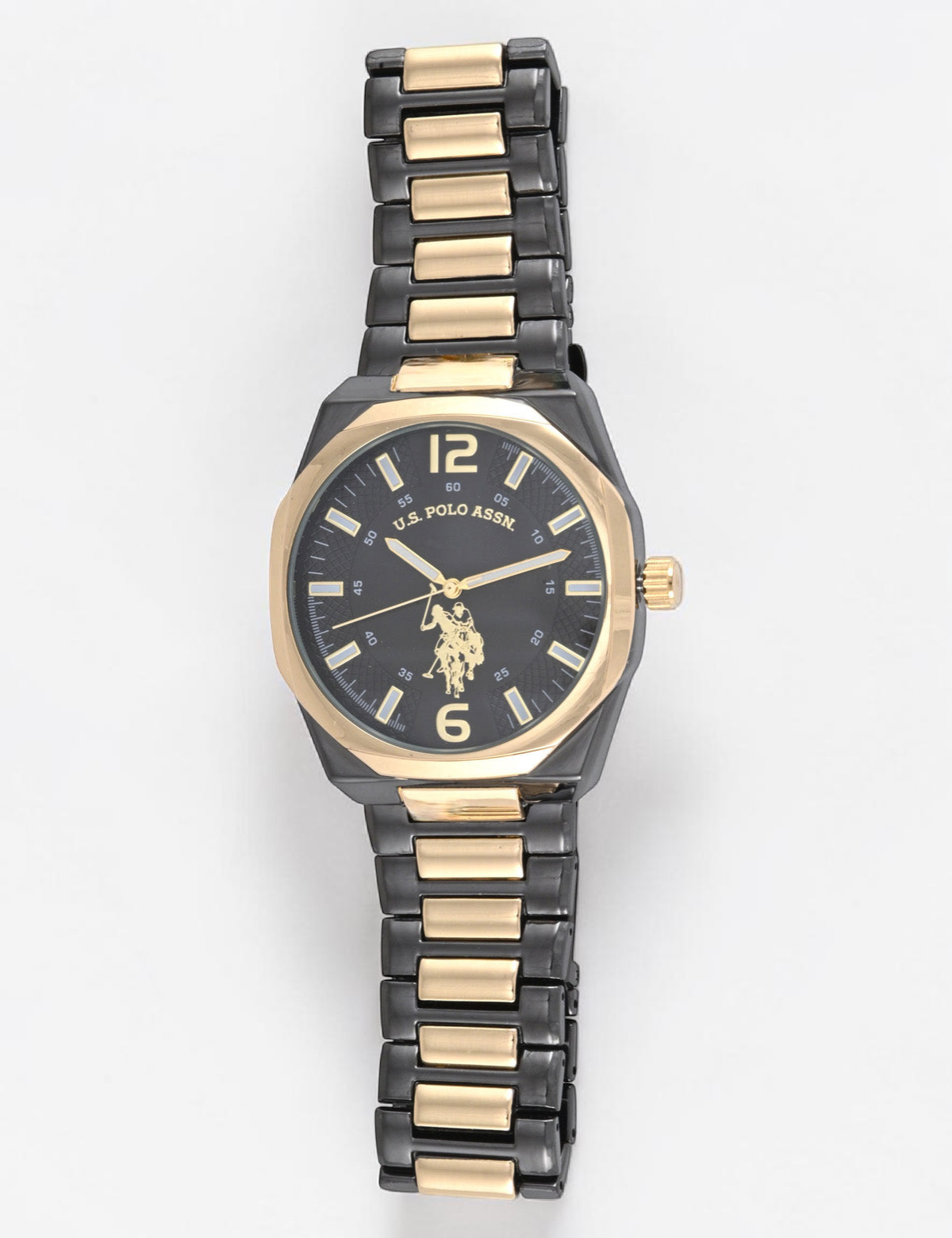 MENS TWO TONE LINK ANALOG WATCH,USC80974UO-0000A