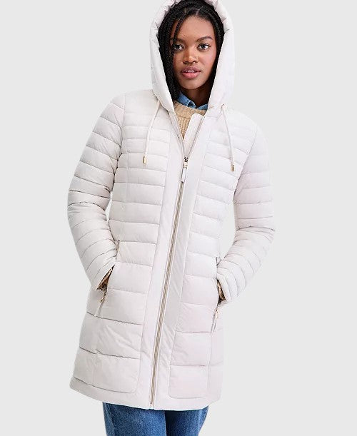 TOMMY HILFIGER Women's Puffer Packable Hooded Coat