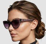 Smoke Gradient Cat Eye Ladies Sunglasses