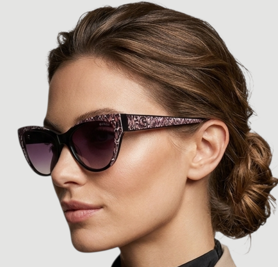 Smoke Gradient Cat Eye Ladies Sunglasses