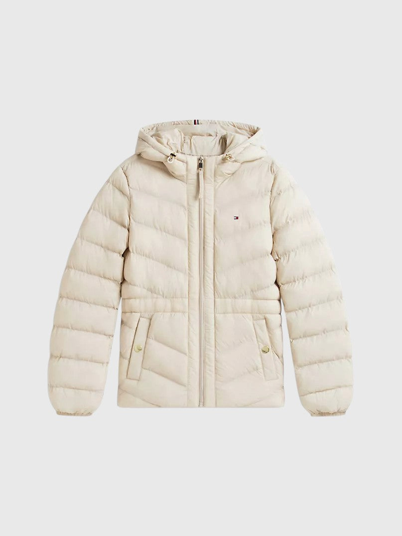 TOMMY HILFIGER  Quilted Hooded Jacket,XW09404-ACI