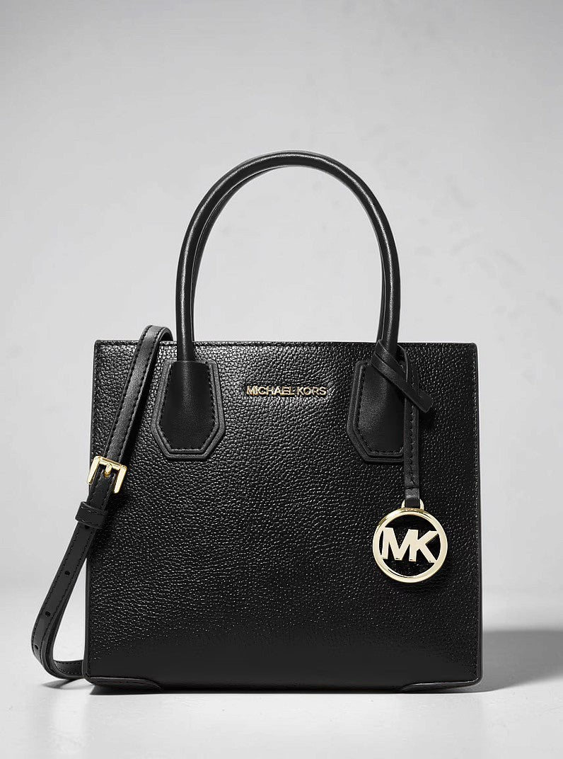 MICHAEL KORS Mercer Medium Pebbled Leather Crossbody Bag,35S1GM9M2L